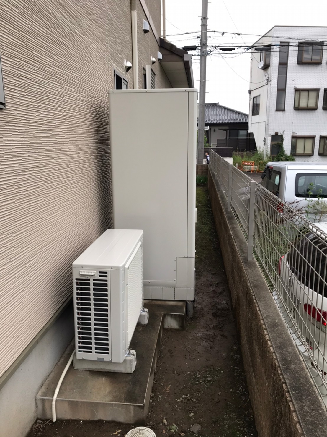 神奈川県海老名市大谷南エコキュート交換工事Y様
